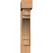 Ekena Millwork Merced Block Smooth Bracket w/ Offset Brace, Western Red Cedar, 7 1/2"W x 34"D x 38"H BKT0806X34X38MRC05SWR - alternate 4